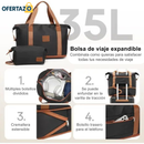 Kit de Viaje IMIOMO – 3 Piezas: Valija 20” + Bolsa de Lona + Neceser