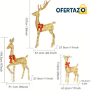 Decoración Navideña 3D LED para Exterior e Interior | Lleva 6 Paga 3